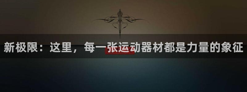 凯捷体育娱乐平台：新极限：这里，每一张运动器材都是力