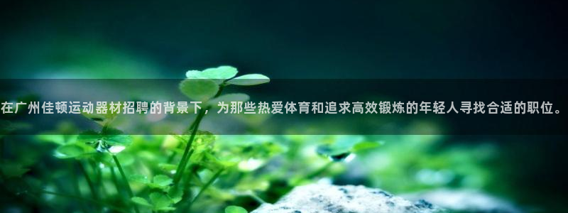 凯捷体育新能源：在广州佳顿运动器材招聘的背景下，为那