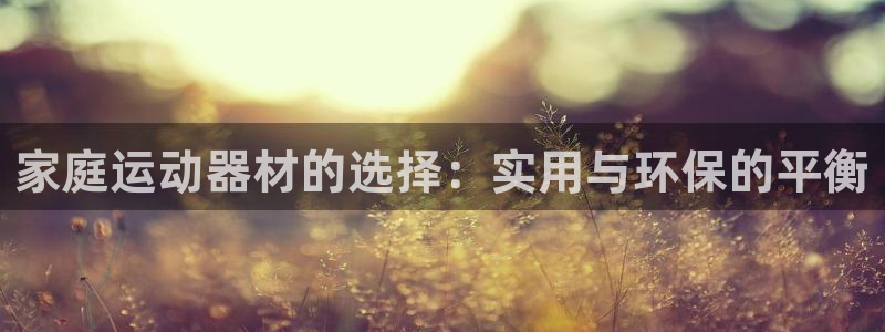 凯捷体育招商电话是多少：家庭运动器材的选择：实用与环