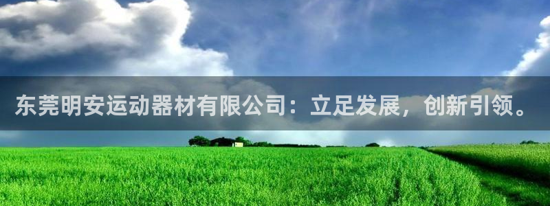 凯捷体育娱乐网站：东莞明安运动器材有限公司：立足发展