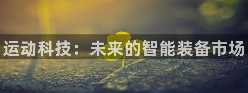 凯捷体育官方：运动科技：未来的智能装备市场