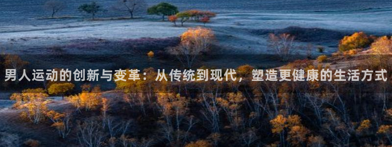 凯捷体育官方：男人运动的创新与变革：从传统到现代，塑