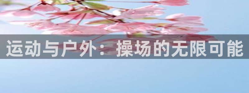 凯捷体育平台是正规平台吗：运动与户外：操场的无限可能