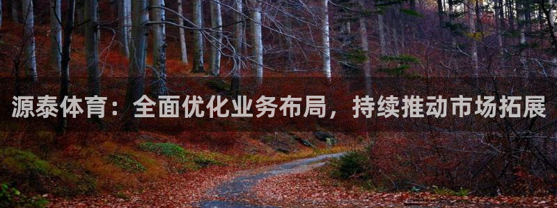 凯捷体育平台注册要钱吗是真的吗:源泰体育:全面优化业务布局,